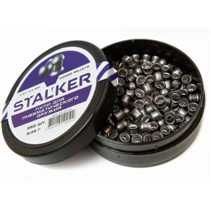 Пульки STALKER Domed Pellets 4.5мм вес 0,45г (250 штук) арт.: ST-DP45